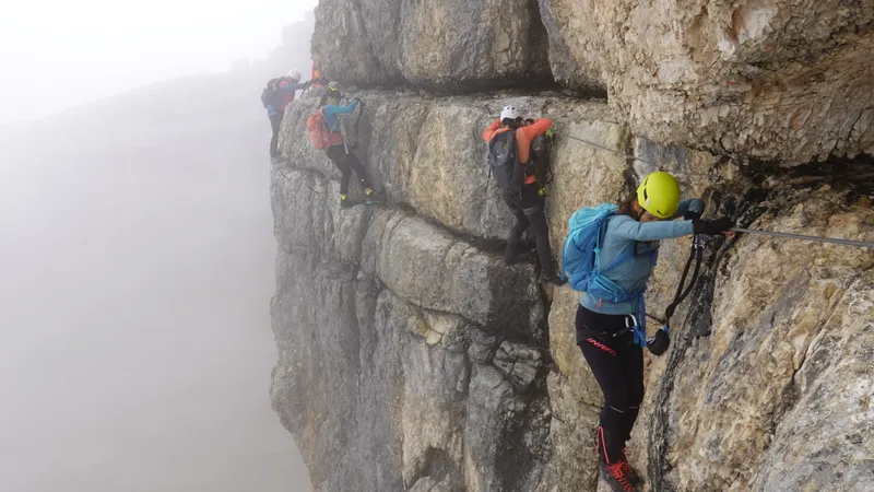 3 days Via Ferrata on the Tofane 3.168m